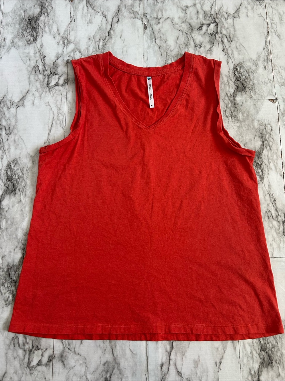 Kuhl women’s size medium Vega Tank coral reddish orange color 100 organic cotton